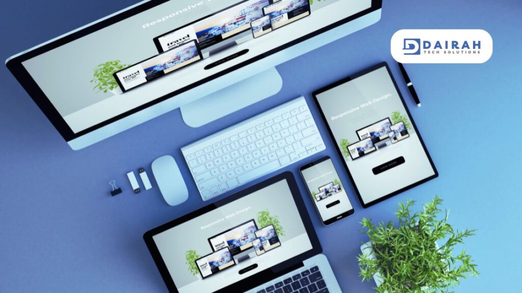 Website mockups on different devices/viewports